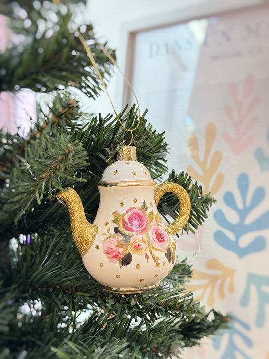 Pallina in vetro teiera