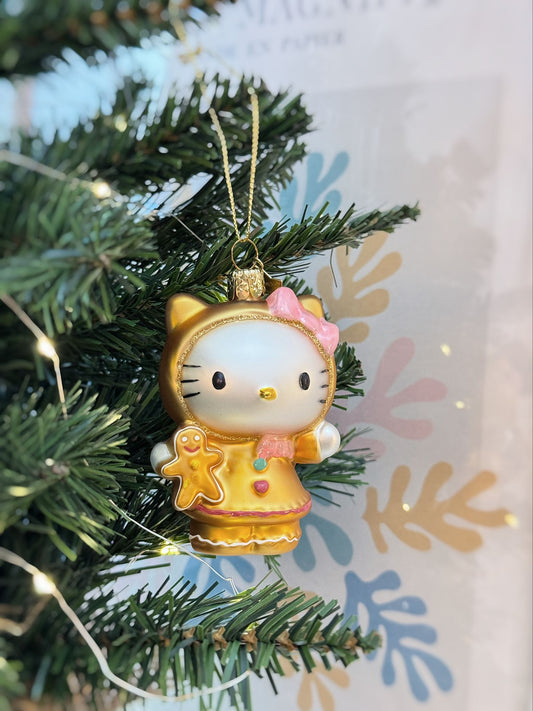 Pallina in vetro Hello Kitty gingerbread