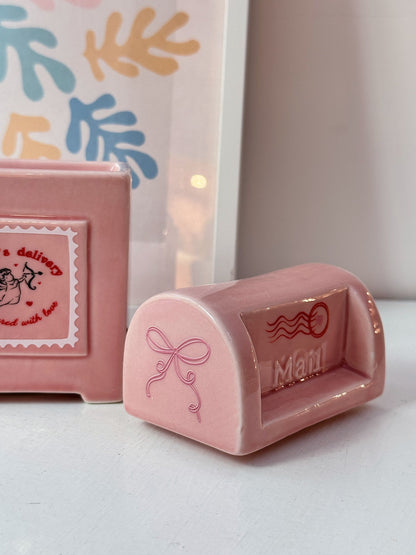 Bruciaessenze cassetta postale Cupido per San Valentino
