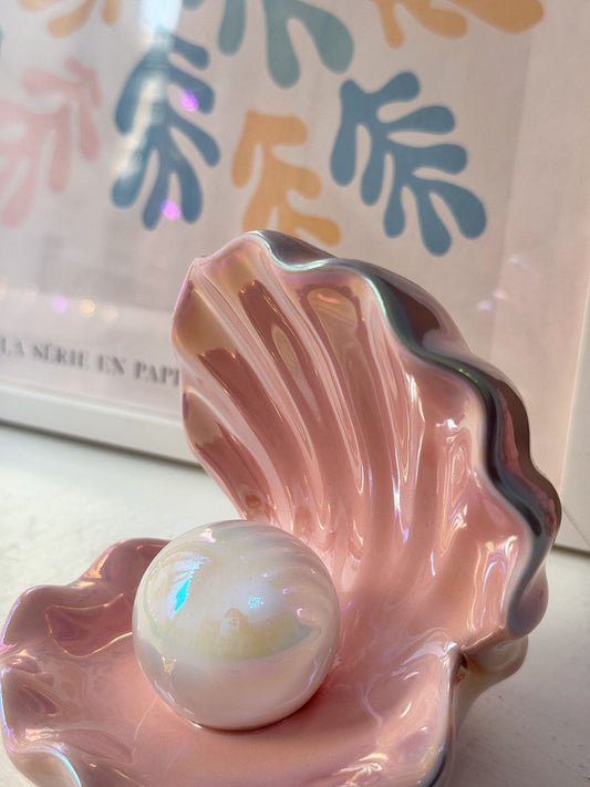 Portagioie conchiglia con perla