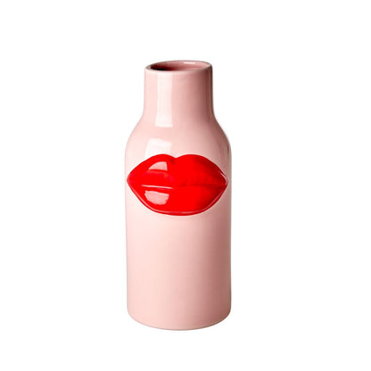 Vaso rosa labbra