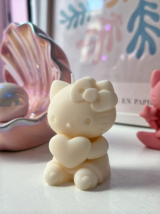 Candela Hello Kitty cuore