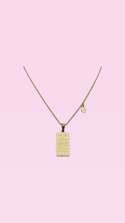 Collana segno zodiacale & mappa costellazione