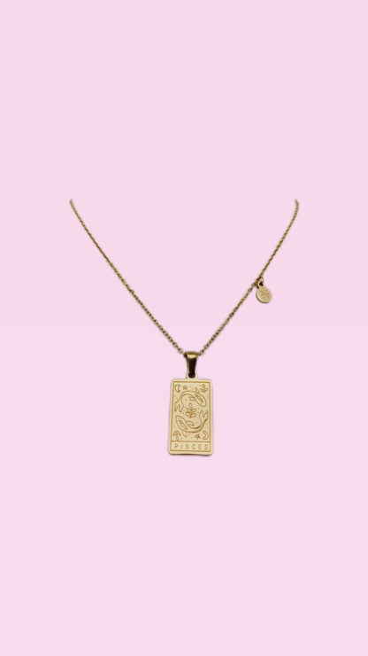 Collana segno zodiacale & mappa costellazione