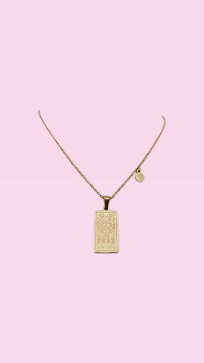 Collana segno zodiacale & mappa costellazione