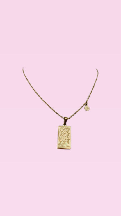 Collana segno zodiacale & mappa costellazione