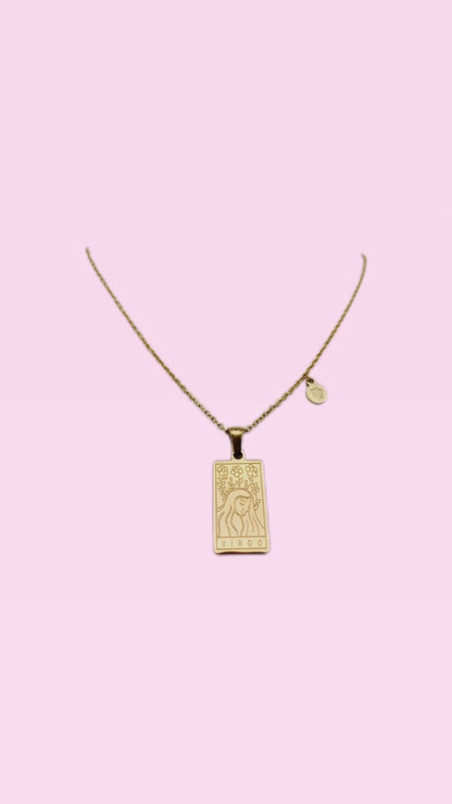 Collana segno zodiacale & mappa costellazione
