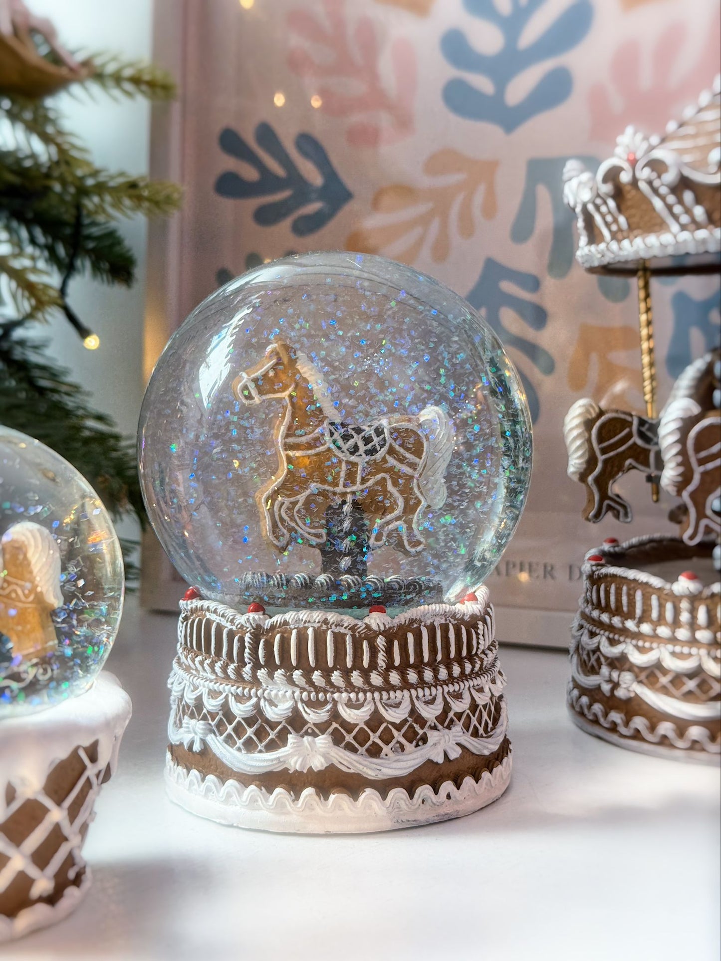 Palla di neve cavallo marzapane