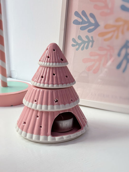 Bruciatore essenze albero rosa